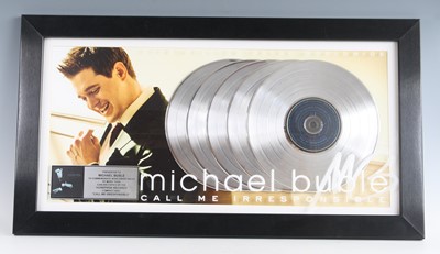 Lot 1300 - Michael Bublé - a platinum disc presentation...