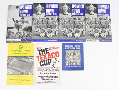 Lot 1542 - Ipswich Town F.C. a collection of programmes...