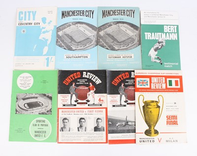 Lot 1561 - A collection of football programmes being...