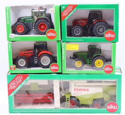 Lot 1620 - Siku 1/32 scale group of 5 farming-related...