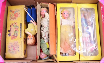 Lot 1790 - Pelham Puppets, various marionettes and other...