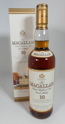 Lot 1462 - The Macallan 10 year old single Highland malt...