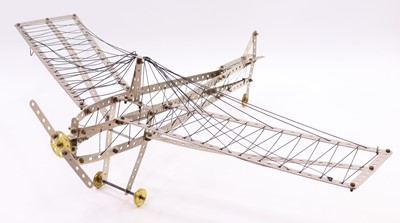 Lot 2083 - 1920s Meccano Nickel made up model of an...