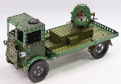 Lot 2074 - Meccano made up model of a military...