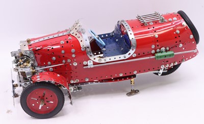 Lot 2085 - Meccano made up model of an Aero Morgan...