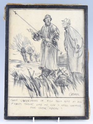 Lot 862 - Leslie Grimes (1897-1983), sketch of two...