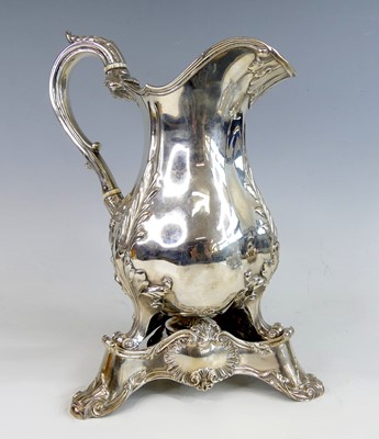 Lot 2255 - A William IV silver coffee biggin and matching...