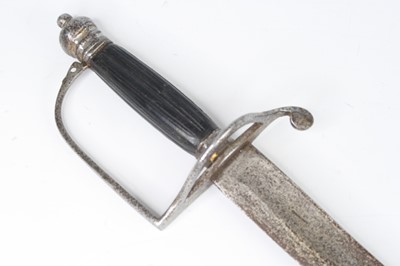 Lot 697 - A George III Irish spadroon sword, the 76cm...