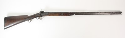 Lot 547 - A 19th century percussion (flintlock...
