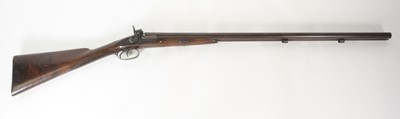 Lot 548 - A 19th century muzzle loading side by side...