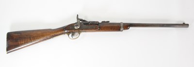 Lot 550 - An Enfield .577 Mk III Snider breech loading...