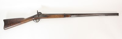 Lot 553 - A 19th century percussion musket, having an...