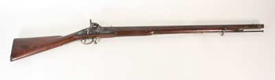 Lot 557 - A 19th century Indian percussion musket, the...