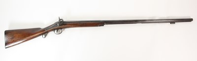 Lot 882 - A 19th century percussion sporting gun, having...
