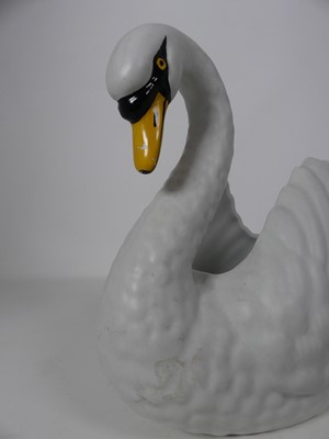 Lot 90 - A group of Dartmouth Devon swan figures, the...