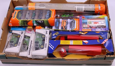 Lot 1517 - tray containing Matchbox and Corgi boxed...
