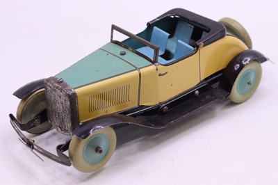 Lot 1866 - Chad Valley U-Builda open topped car, cream,...