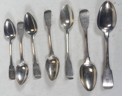 Lot 232 - A set of six early 19th century Irish silver...