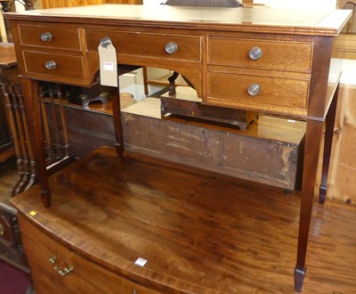 Lot 1301 - A contemporary mahogany and gilt tooled...