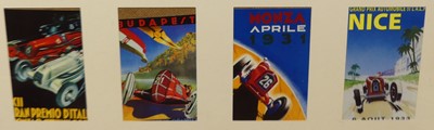 Lot 1029 - An advertising print for the 2CV with Belgian...