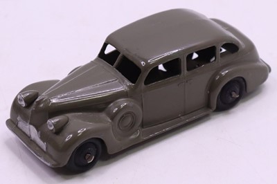 Lot 1039 - Dinky Toys No.39d Buick "Viceroy" saloon, dark...