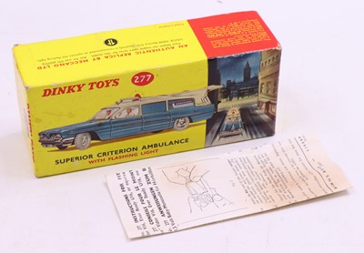 Lot 1201 - Dinky Toys empty box for a No.277 Superior...