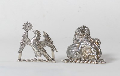 Lot 195a - A late Victorian silver menu card / place...
