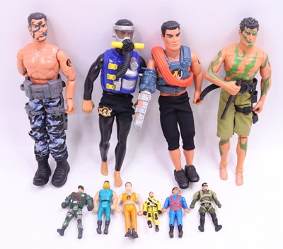Lot 1929 - Hasbro Action Man group of 4 loose figures,...