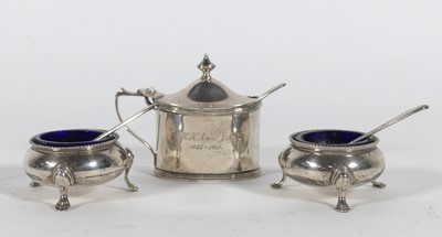 Lot 213 - A pair of Victorian silver open salts, of...