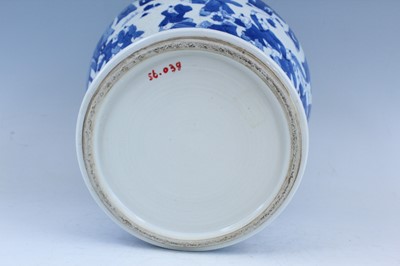 Lot 171 - A Chinese blue and white ‘hundred-boys’ jar,...