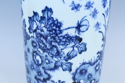 Lot 172 - A Chinese blue and white cylindrical vase, in...