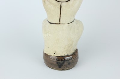 Lot 128 - A pair of Chinese Cizhou-type boy-form oil...