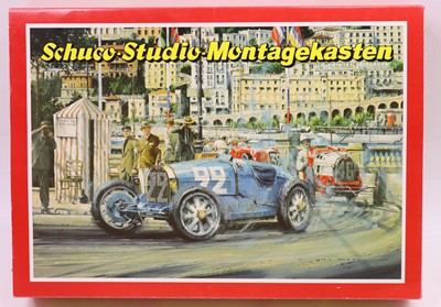 Lot 1910 - Schuco No.01742 Bugatti Race Car Gift Set,...