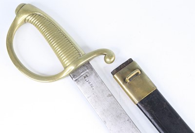 Lot 507 - A French model 1816 briquet short sword, the...