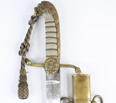 Lot 511 - A British 1887 pattern Midshipman's dirk, the...