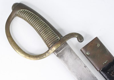 Lot 522 - A French model 1816 briquet short sword, the...