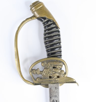 Lot 524 - An 1899 pattern Prussian Officers sword, the...
