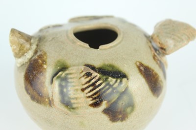 Lot 116 - Two Chinese Sancai-type wares and a celadon...