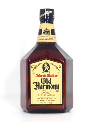 Lot 1406 - Johnnie Walker Old Harmony Finest Scotch...
