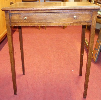 Lot 1141 - A 19th century continental mahogany fold-over...