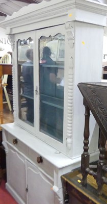 Lot 1277 - A late Victorian and later pale blue painted...