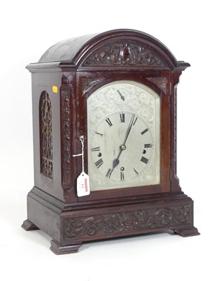 Lot 11 - An early 20th century mahogany cased bracket...