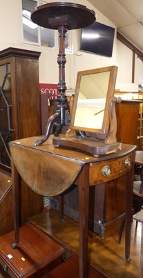 Lot 1399 - 19th century mahogany occasional furniture, to...