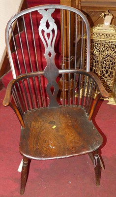 Lot 1409 - A 19th century provincial elm and fruitwood...