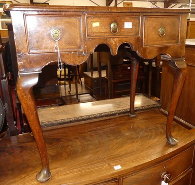 Lot 1426 - An 18th century provincial walnut cross and...