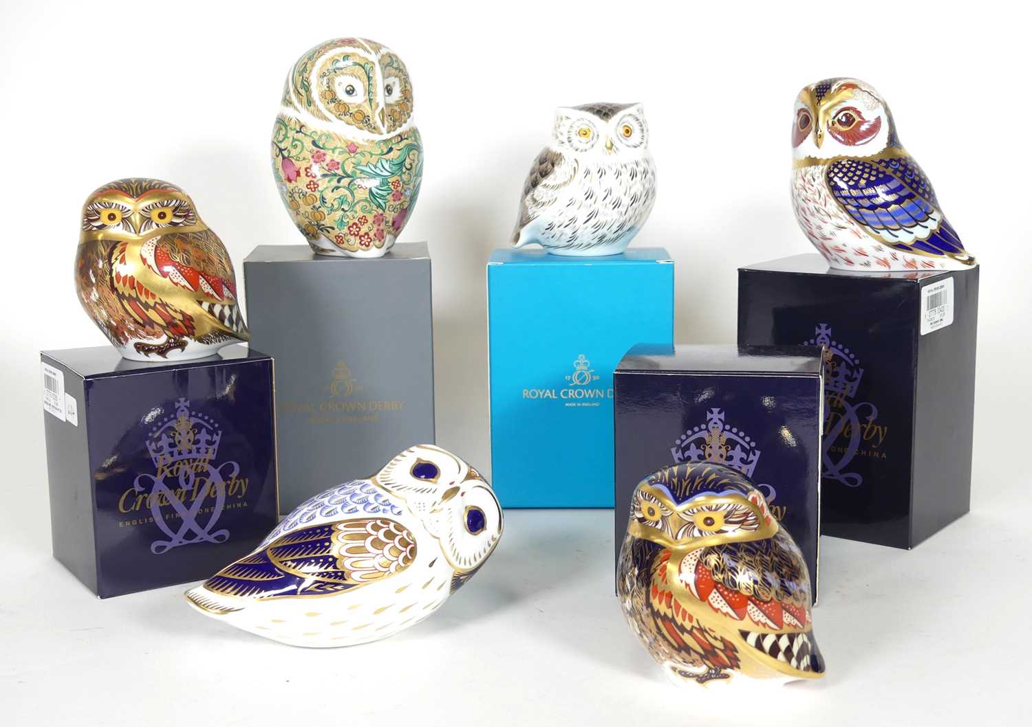 Lot 88 - A Royal Crown Derby 'Parchment Owl', having a...