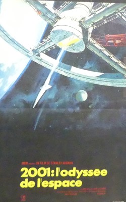 Lot 1077 - 20th century Russian space poster, and one...