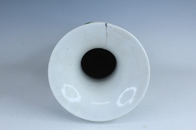Lot 179 - A Chinese famille verte yenyen vase, Qing...