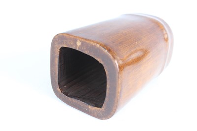Lot 48 - A Chinese bamboo brush pot, Qing Dynasty Of...