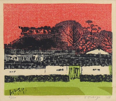 Lot 327 - Shiro Takagi (Japanese, 1934-1998) - Village...